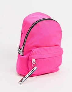 Розовый рюкзак с отделкой кантом с логотипом Tommy Jeans