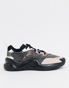 Черные кроссовки Puma-Черный