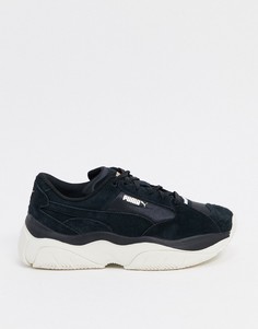 Черные мягкие кроссовки Puma Storm.y-Черный