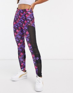 Фиолетовые леггинсы Puma XTG-Фиолетовый