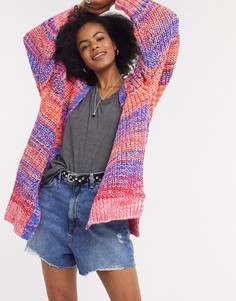 Розовый кардиган Free People Dreaming Again-Мульти