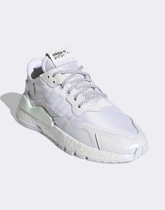 Белые кроссовки adidas Originals Nite Jogger-Белый