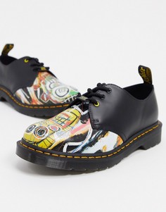 Туфли с 3 парами люверсов Dr Martens-Черный