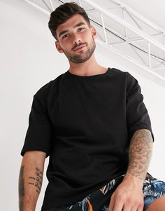 Черная свободная футболка Jack & Jones Originals-Черный