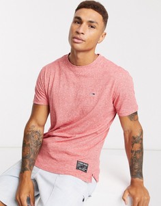Меланжевая футболка Tommy Jeans-Красный