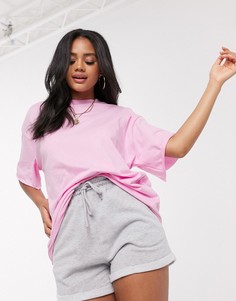 Свободная розовая футболка от комплекта ASOS DESIGN-Розовый