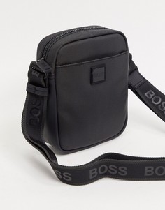 Кожаная сумка для авиапутешествий BOSS hyper-Черный