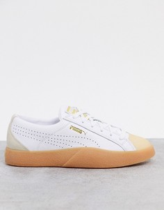 Белые кроссовки Puma-Белый