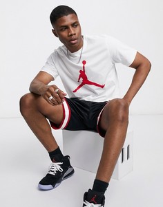 Белая футболка с логотипом Nike Jordan Jumpman-Белый