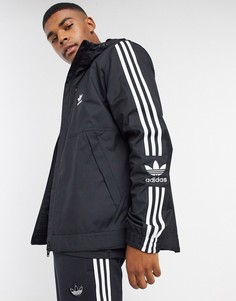 Черная ветровка adidas Originals-Черный