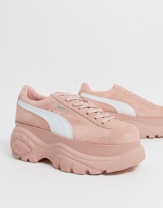 Замшевые кроссовки Puma classic X buffalo-Розовый