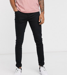 Черные супероблегающий джинсы Topman Big & Tall-Черный