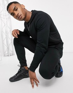 Черный спортивный костюм из органического хлопка ASOS DESIGN