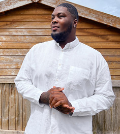 Белая oversized-рубашка с воротником на пуговицах ASOS DESIGN Plus-Белый