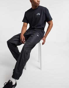 Черные джоггеры из политрикотажа с манжетами Nike SB-Черный