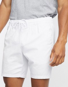 Белые шорты чиносы зауженного кроя ASOS DESIGN-Белый