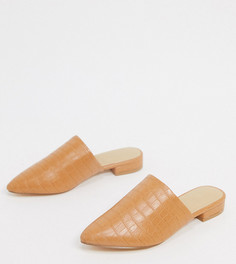 Мюли для широкой стопы с острым носком Truffle Collection-Мульти