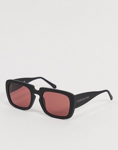 Квадратные солнцезащитные очки Calvin Klein CKJ19501S-Мульти