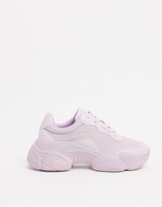 Лавандовые кроссовки на массивной подошве ASOS DESIGN-Фиолетовый
