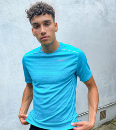 Синяя футболка Nike Running Tall Miler-Синий
