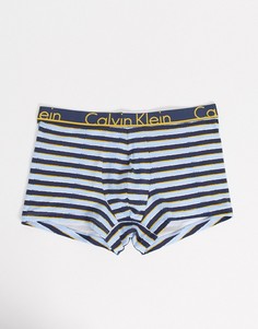 Боксеры-брифы в полоску Calvin Klein-Темно-синий