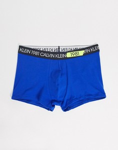 Синие боксеры-брифы Calvin Klein-Синий
