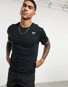 Черная футболка с логотипом Reebok Training-Черный