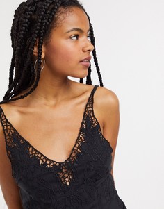 Боди черного цвета Free People-Черный