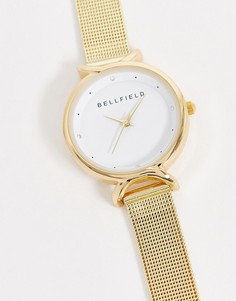 Часы из нержавеющей стали золотистого цвета Bellfield-Золотой