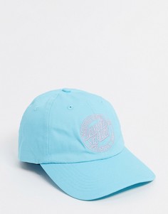 Голубая кепка Santa Cruz MFG-Синий