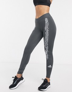 Леггинсы с логотипом adidas Training-Черный