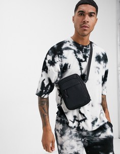 Свободная футболка от комплекта с монохромным принтом тай-дай ASOS DESIGN-Мульти