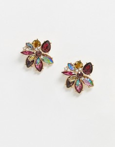 Серьги с цветочной отделкой Aldo-Золотой