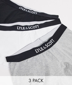 Набор из 3 боксеров-брифов Lyle & Scott-Мульти