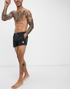 Черные шорты для плавания Topman-Черный