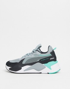Кроссовки серого/черного цвета Puma RS-X CR-Черный
