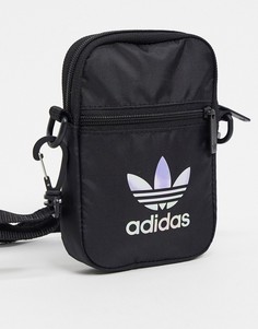 Черная сумка для авиапутешествий с 3D-логотипом adidas Originals-Черный