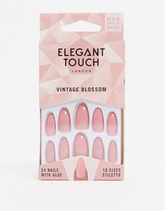 Накладные ногти Elegant Touch Vintage Blossom-Бесцветный