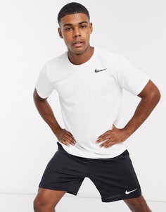 Белая футболка Nike Training Superset Dry-Серый Adidas Performance