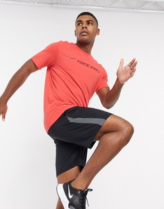 Красная футболка Nike Training Pro Dry-Красный Adidas Performance