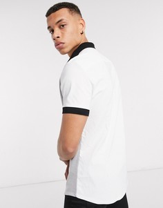 Белая рубашка с пуговицами River Island-Белый