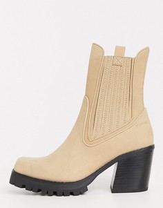 Коричневые кожаные ботинки Jeffrey Campbell-Коричневый