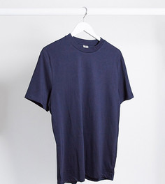 Темно-синяя футболка из органического хлопка ASOS DESIGN Tall-Темно-синий