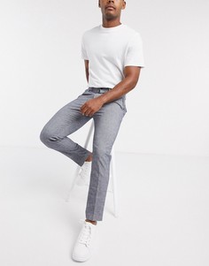 Плиссированные суженные книзу брюки Calvin Klein-Темно-синий