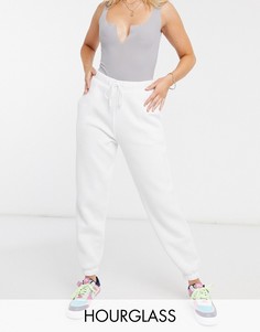 Белые свободные джоггеры ASOS DESIGN Hourglass-Белый