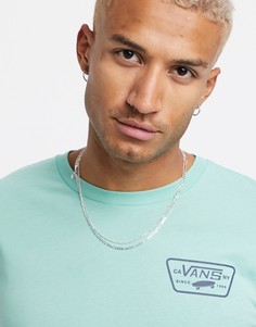 Зеленая футболка Vans-Зеленый