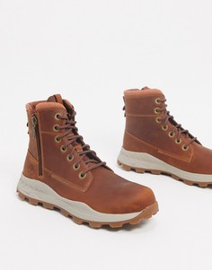Светло-коричневые ботинки с молниями Timberland-Светло-коричневый