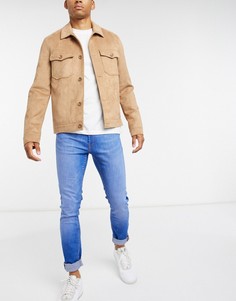 Голубые джинсы скинни Burton Menswear-Синий