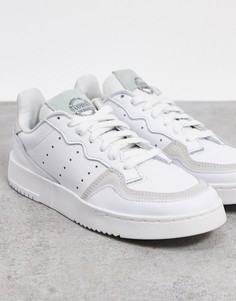Кроссовки белого/зеленого/черного цвета adidas Originals Supercourt-Белый