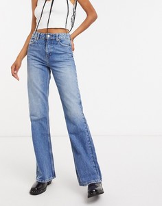 Расклешенные джинсы Toshop-Синий Topshop